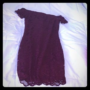 Off the shoulder dress